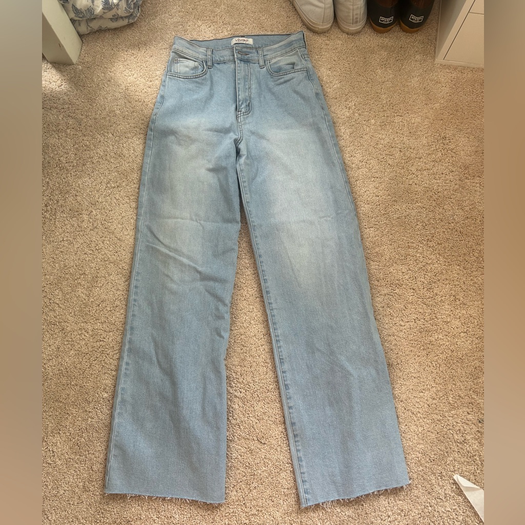 American Threads Straight Leg Jeans Vibrant Brand Size 27